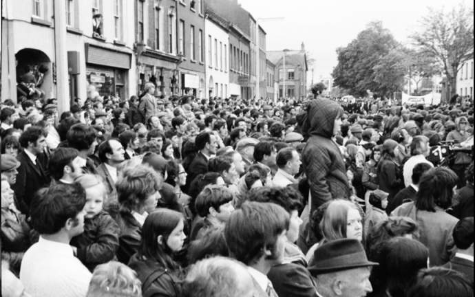 A crowd scene