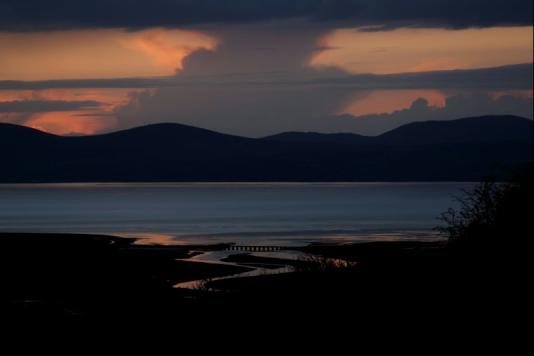 Sonnenuntergang &uuml;ber Lough Foyle