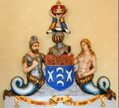 Das Wappen der Fischh&auml;ndler